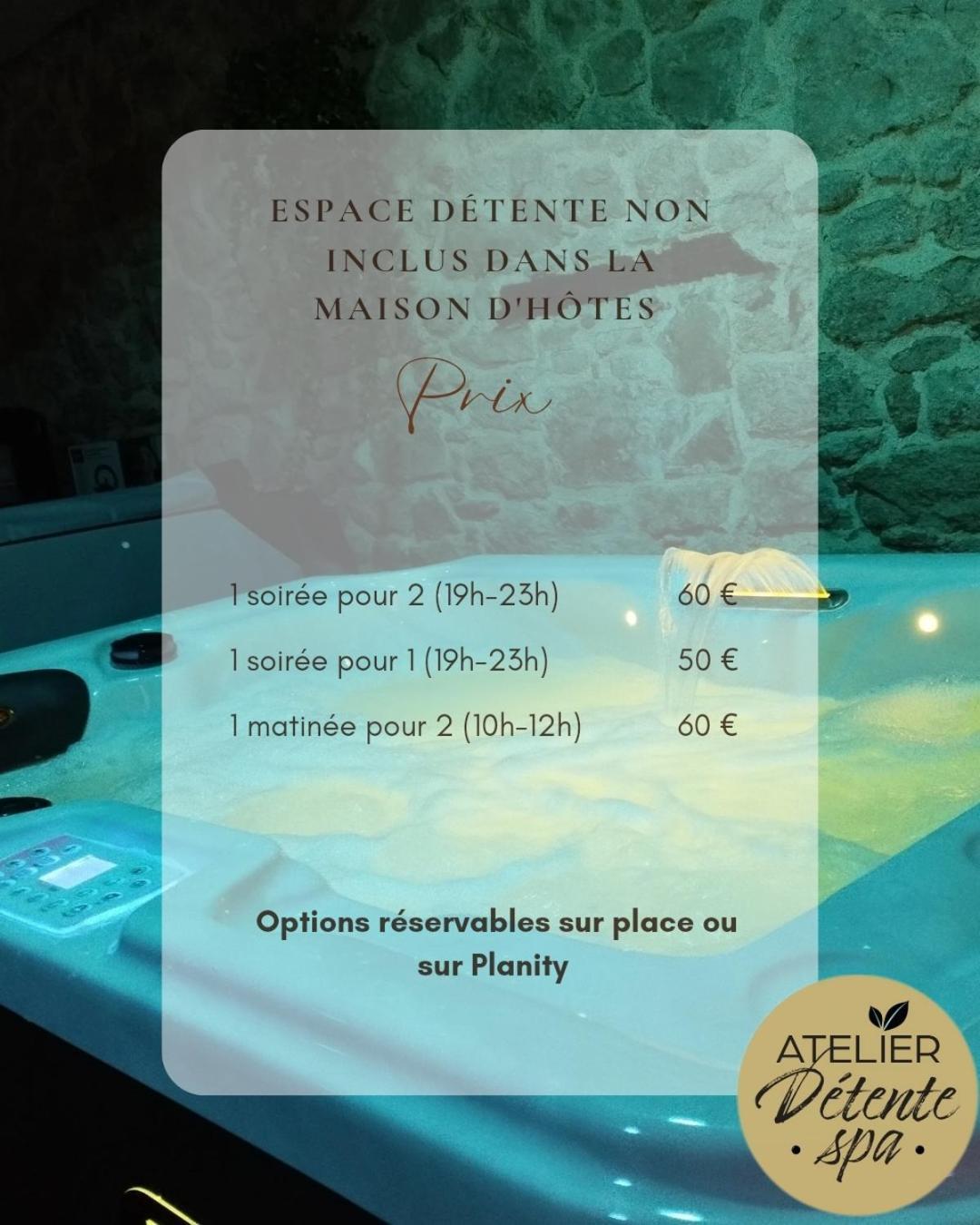 L'Atelier Detente Et Spa Caudrot Luaran gambar